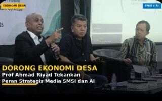 Dorong Ekonomi Desa, Prof Ahmad Riyad  Tekankan Peran Strategis Media SMSI dan AI