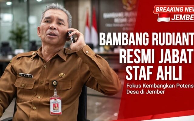 Bambang Rudianto Resmi Jabat Staf Ahli, Fokus Utama Kembangkan Potensi Desa di Jember