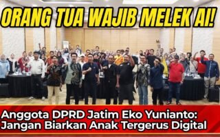 Orang Tua Wajib Melek AI! Anggota DPRD Jatim Eko Yunianto: Jangan Biarkan Anak Tergerus Digital