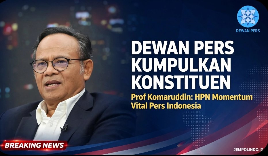 Dewan Pers Kumpulkan Seluruh Konstituen, Prof Komaruddin Hidayat: HPN Momentum Vital Bagi Masa Depan Pers Indonesia